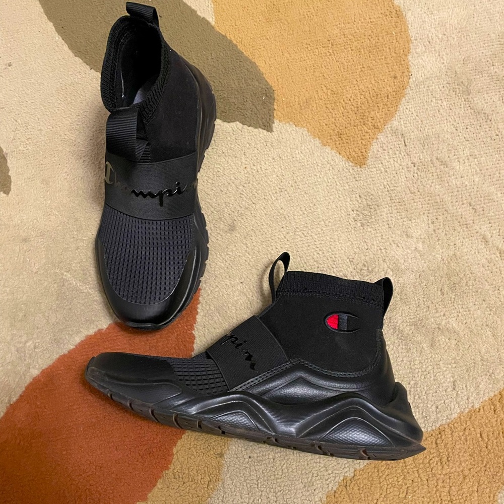 Champion black womens sock sneaker